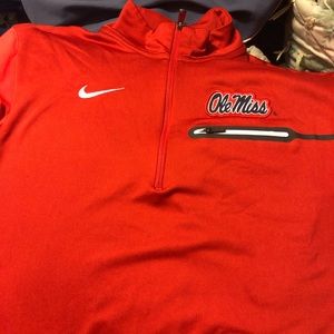 Nike Half ZIP Dri Fit Jacket (Ole Miss)